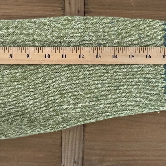 Women's Woolrich Aloe Heather Green Sweater, 1/4 Zip, Size Large, #9624, EUC! - Picture 12 of 15